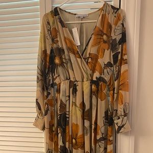 Baltic Born long floral dress XS.